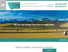 Tablet Screenshot of insure-montana.com